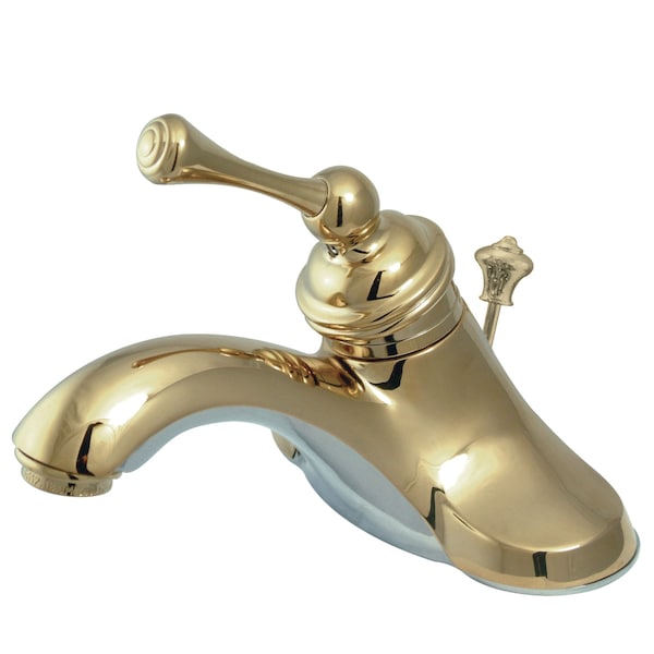 Kingston Brass 4" Centerset Bathroom Faucet, Polished Brass KB3542BL - main